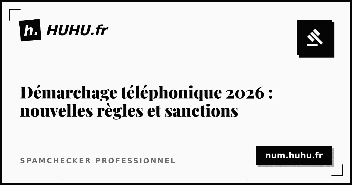 Démarchage téléphonique 2026 : nouvelles règles et sanctions à connaître