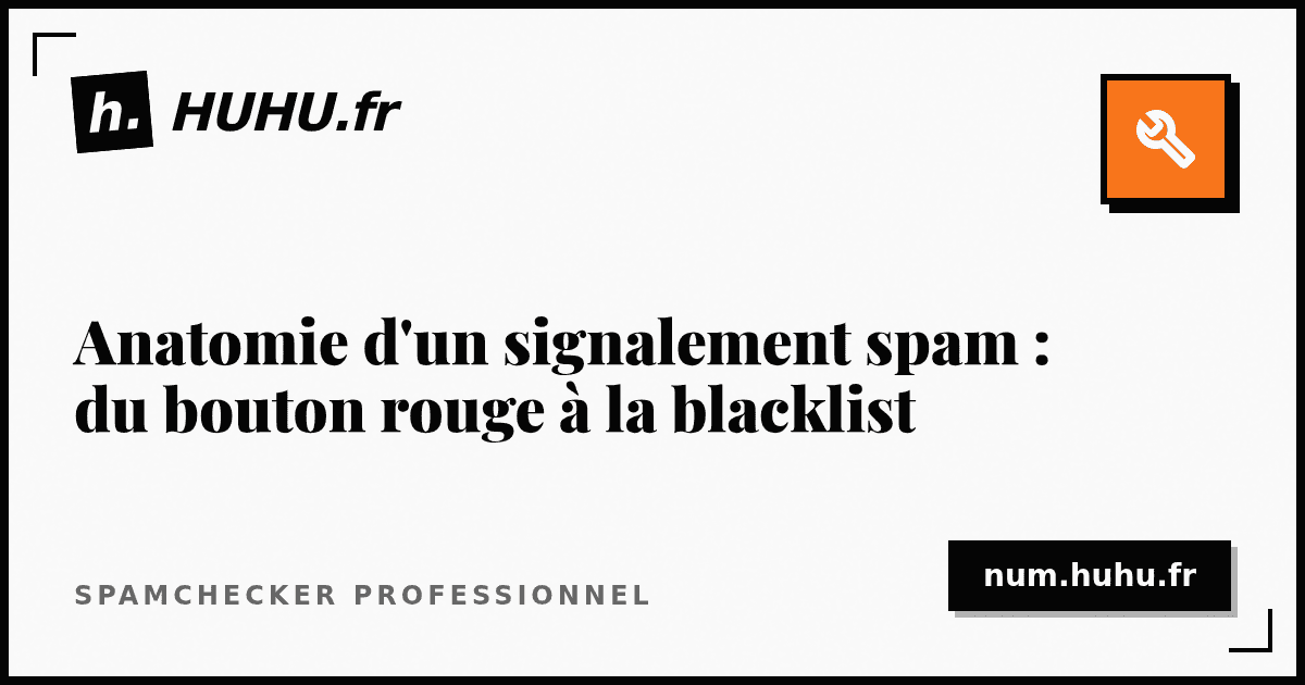 Anatomy of a Spam Report: From the Red Button to the Blacklist